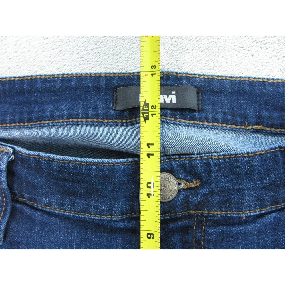 Mavi Jeans Zach Mens 38x36 (Actual 35 x 34) Straight Leg Dark Wash Blue 5-Pocket